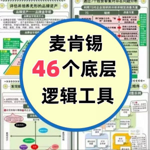 46种麦肯锡思考工具框架底层逻辑137页PPT属于芒格100个思维模型-虚拟资料平台