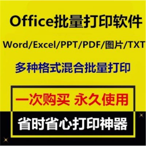 Office批量打印软件工具 Word/Excel/PPT/图片/PDF批量打印软件-虚拟资料平台