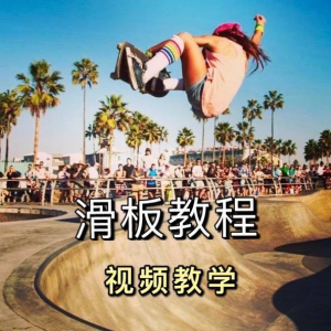 长板滑板双翘滑板教学视频教程初学者新手零基础入门自学花样刷街-虚拟资料平台