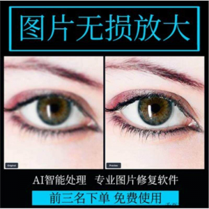 图片无损放大 模糊老照片修复还原变高清画质提高分辨率软件工具-虚拟资料平台