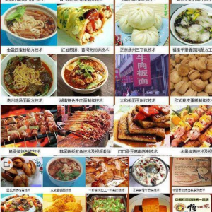 全国各地特色小吃配方资料技术视频教程 地摊小吃 全套资料大全-虚拟资料平台