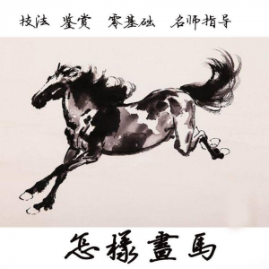 怎么画马视频教程教学自学画马技巧全套零基础入门到提高名水墨画-虚拟资料平台