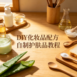 DIY化妆品配方自制护肤品教程学习资料手工制作大全芦荟胶水乳霜-虚拟资料平台